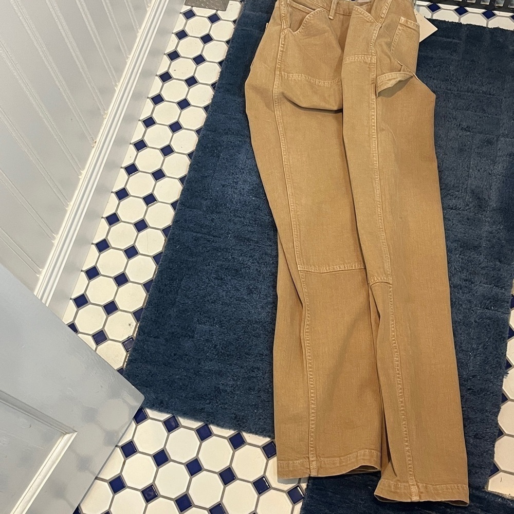 MOTHER Bee’s Knees Stud Finder Wide-Leg Pants Size 28 NWT - Picture 16 of 16